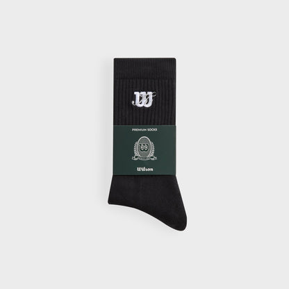 Kith for Wilson Logo Crew Socks - Black | Kith