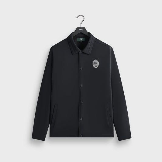 Kith for Wilson Coaches Jacket - Black | Kith