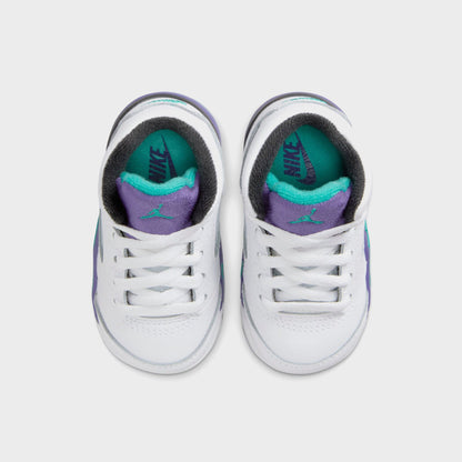 Jordan TD Air Jordan 5 - Black / New Emerald / Grape Ice | Kith