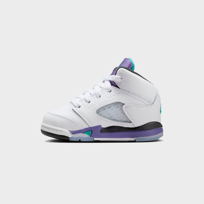 Jordan TD Air Jordan 5 - Black / New Emerald / Grape Ice | Kith