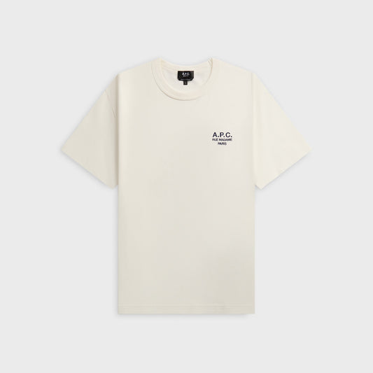 A.P.C Rue Madame Tee - White / Dark Navy | Kith