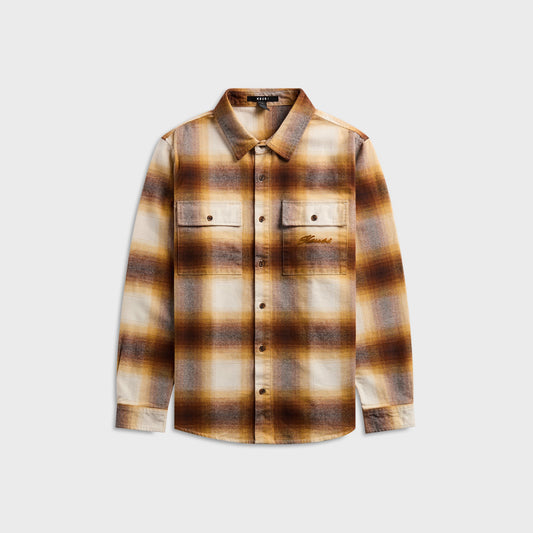 Ksubi Rosebowl Long Sleeve Shirt - Burnt Orange | Kith