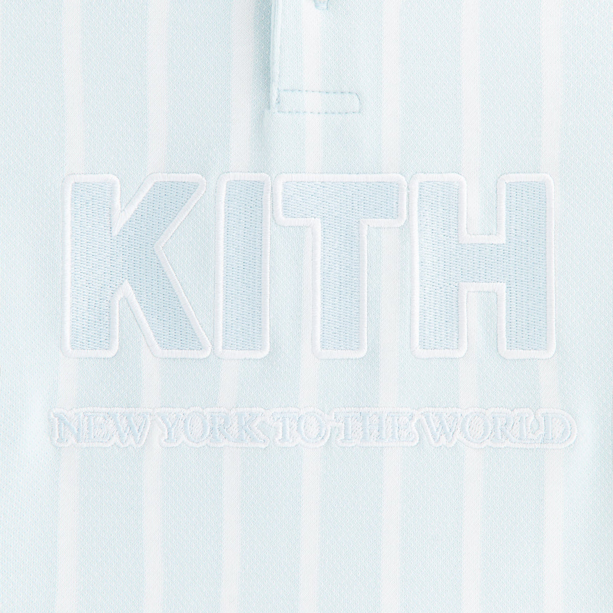 Kith Kids Birdseye Pearson Henley Pullover - Blue Skies | Kith