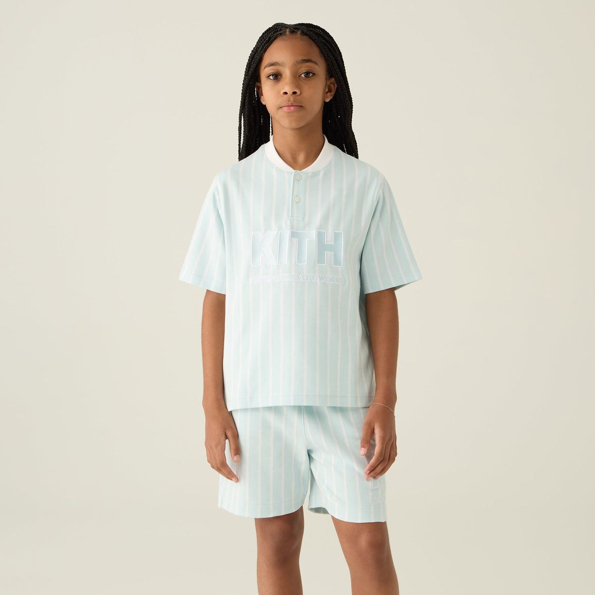 Kith Kids Birdseye Pearson Short - Blue Skies | Kith