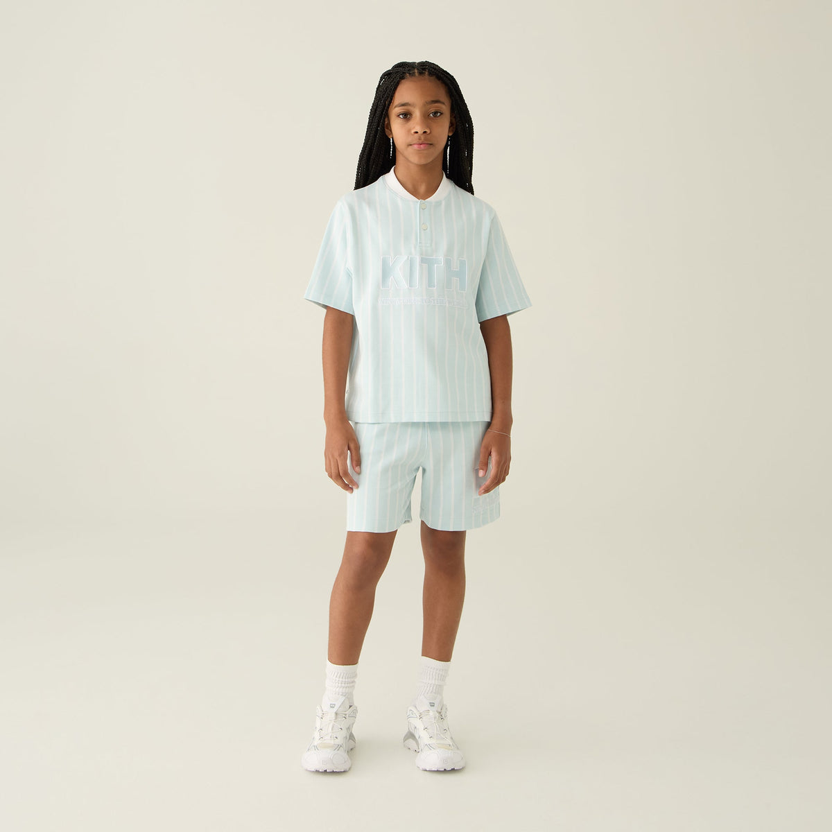 Kith Kids Birdseye Pearson Short - Blue Skies | Kith