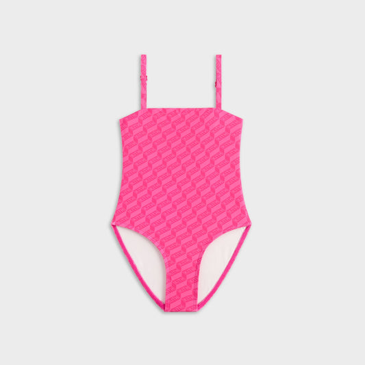 Kith Kids Monogram Audrey One-Piece Swim Suit - Zinnia | Kith