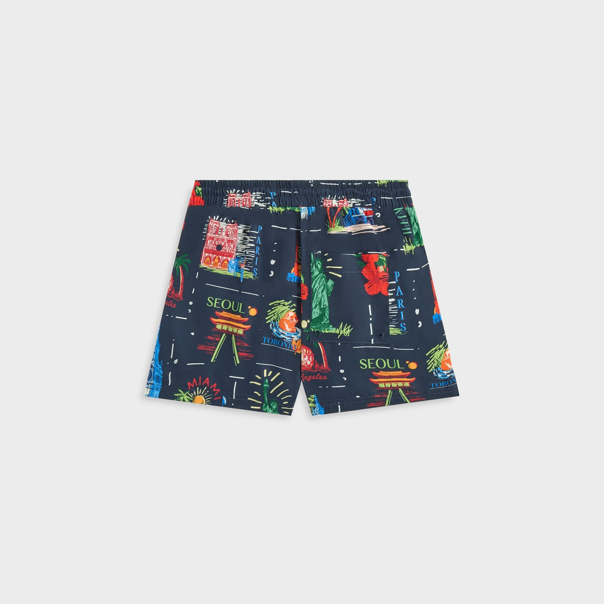 Kith Kids Souvenir Stamp Thompson Camp Short - Nocturnal | Kith