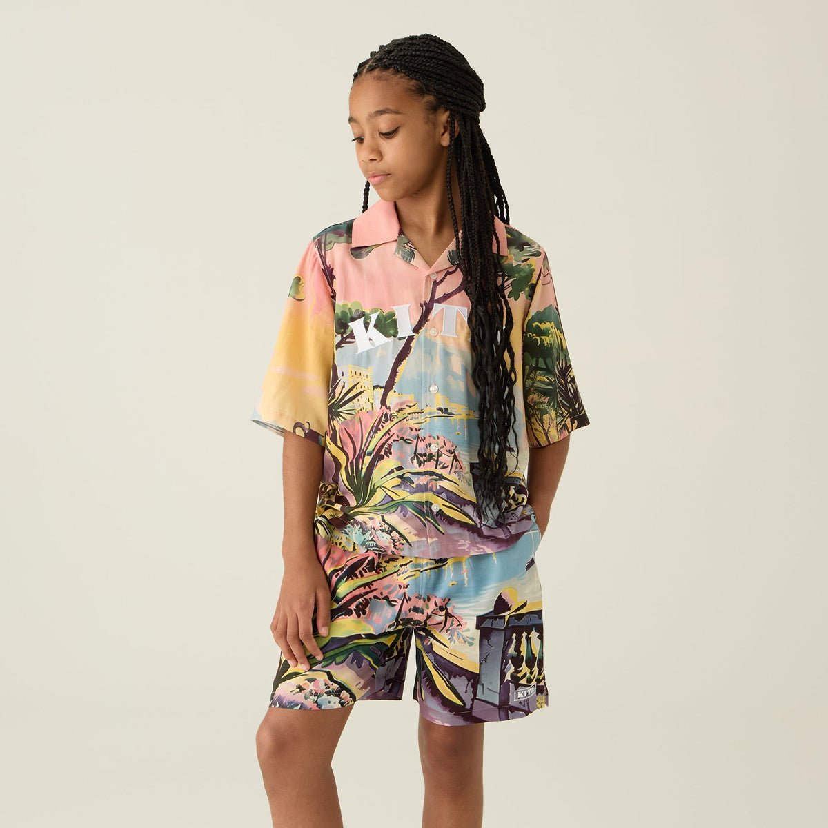 Kith Kids Scenic Villa Thompson Camp Short - Multi | Kith