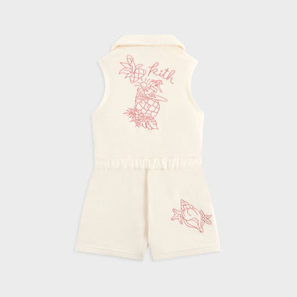 Kith Kids Novelty Terry Romper - Sandrift | Kith