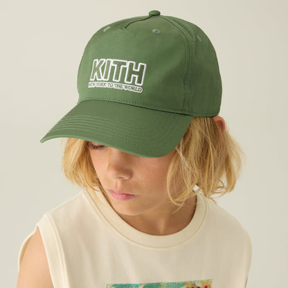 Kith Kids Wrinkle Nylon Snapback Hat - Spear | Kith