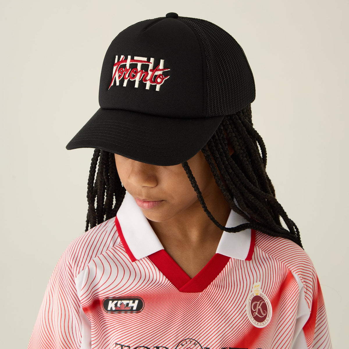 Kith Kids Toronto Regional Trucker Hat - Black | Kith