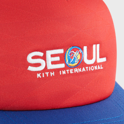 Kith Kids Seoul Regional Trucker Hat - Cherry Bomb | Kith