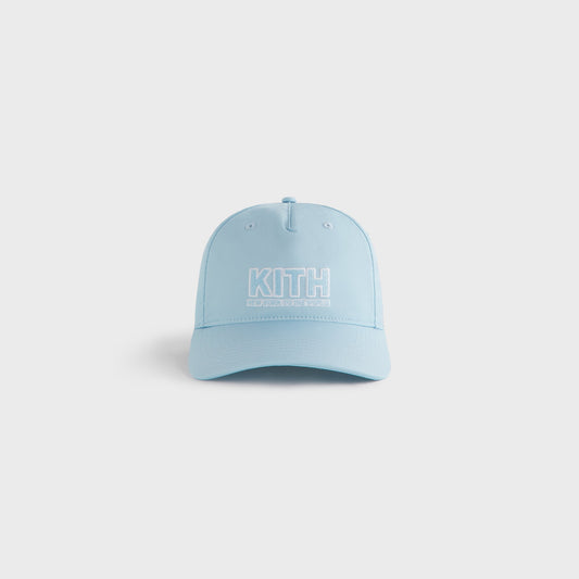 Kith Kids Wrinkle Nylon Snapback Hat - Blue Skies | Kith