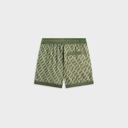 Kith Kids Monogram Thompson Camp Short - Spear | Kith