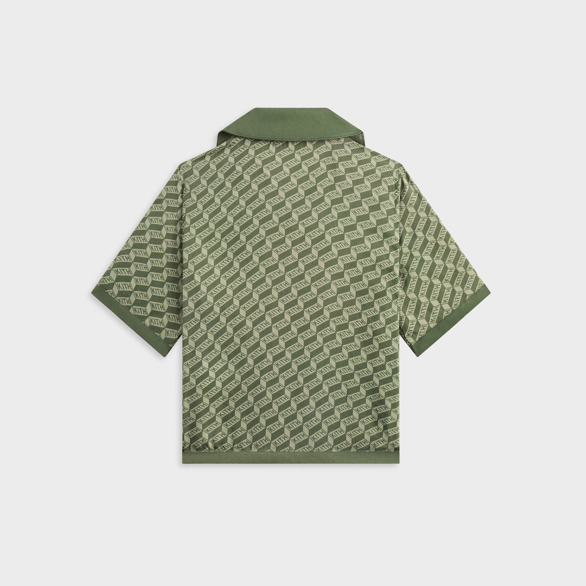 Kith Kids Monogram Thompson Camp Shirt - Spear | Kith