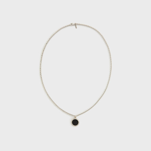 Emanuele Bicocchi Flourishing Onyx Amulet Necklace - Silver | Kith