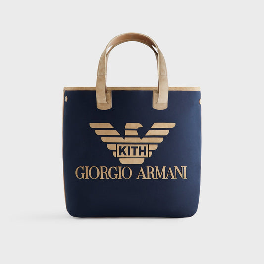 Giorgio Armani & Kith Canvas Tote - Nocturnal | Kith