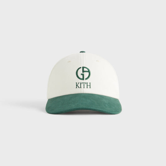 Giorgio Armani & Kith Twill Two-Tone Classic Cap - Sandrift | Kith