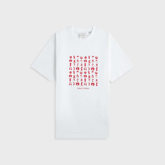 Daily Paper Hair Grid Tee - White | Kith