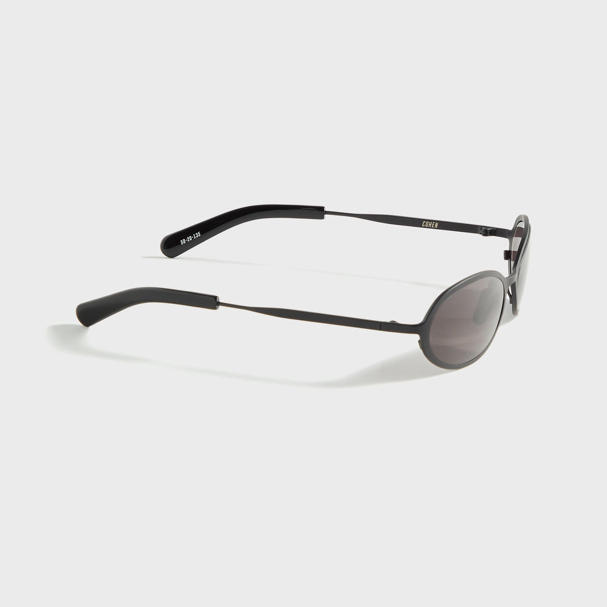 Flatlist Cohen - Matte Black / Solid Black Lens | Kith