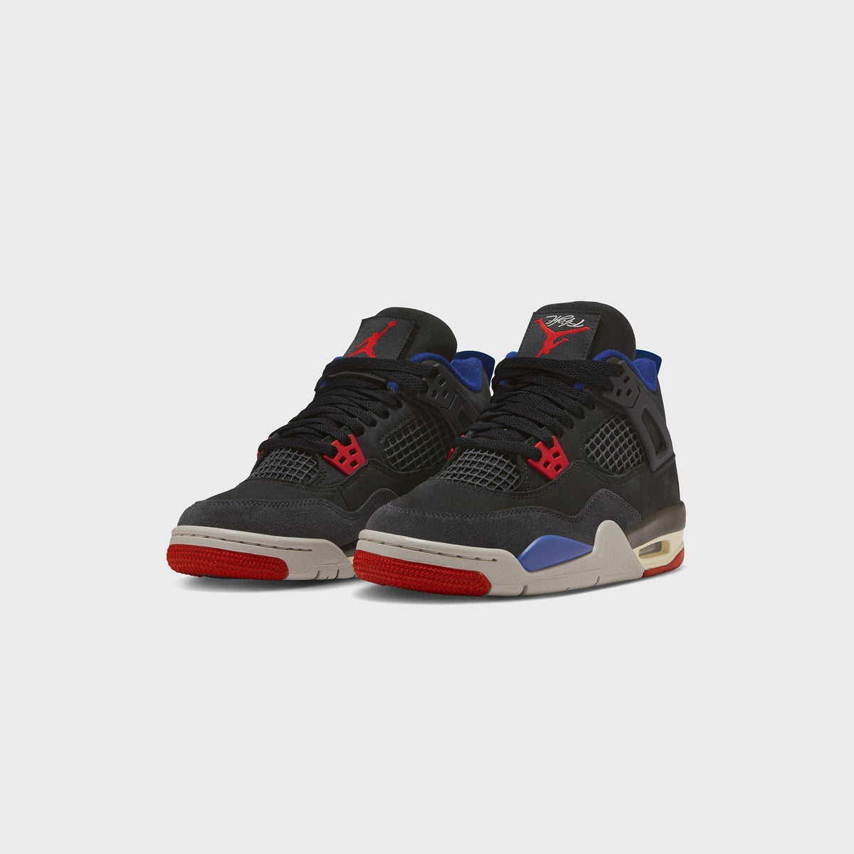 Jordan GS Air Jordan 4 Retro OG - Black / Fire Red / Deep Royal Blue / | Kith