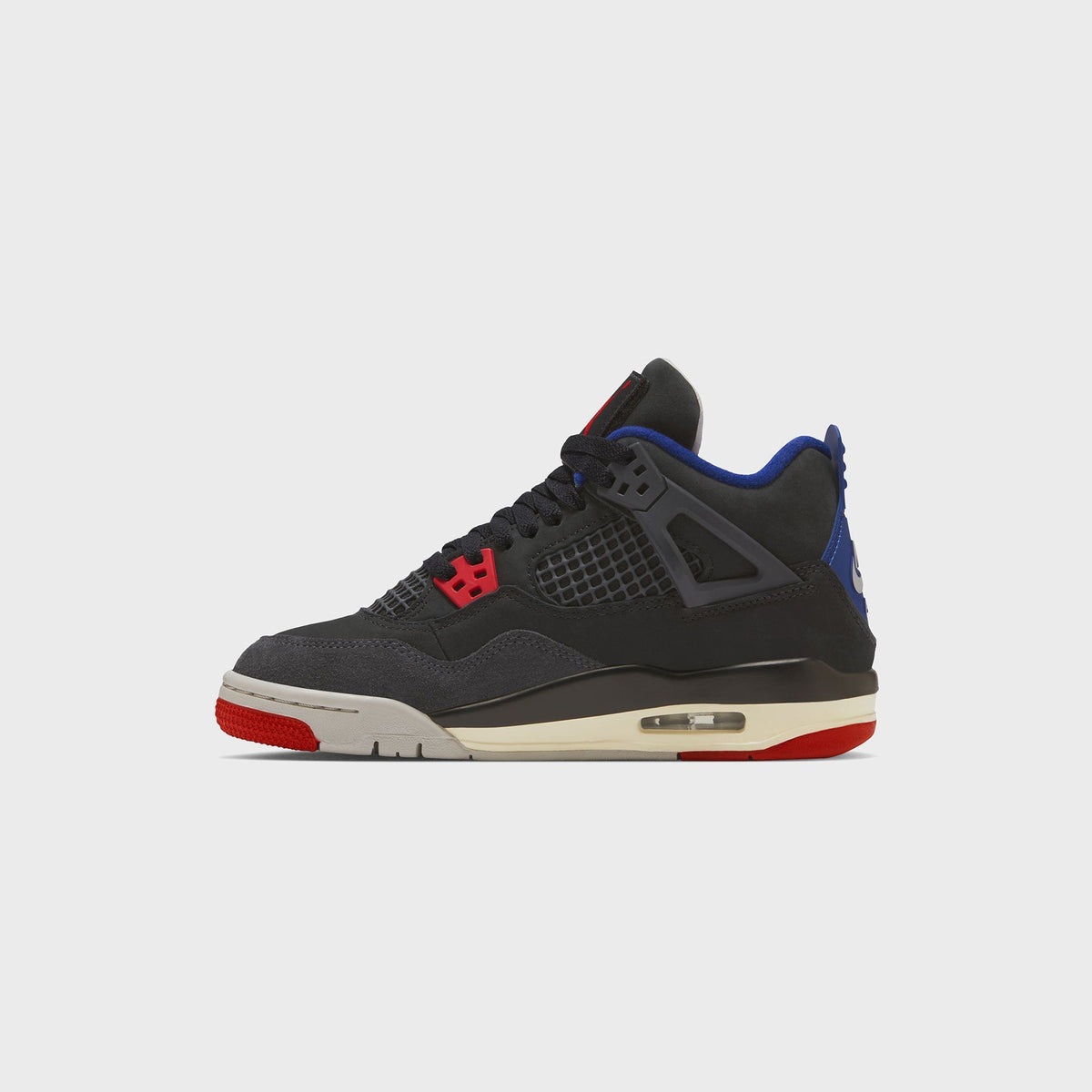 Jordan GS Air Jordan 4 Retro OG - Black / Fire Red / Deep Royal Blue / | Kith