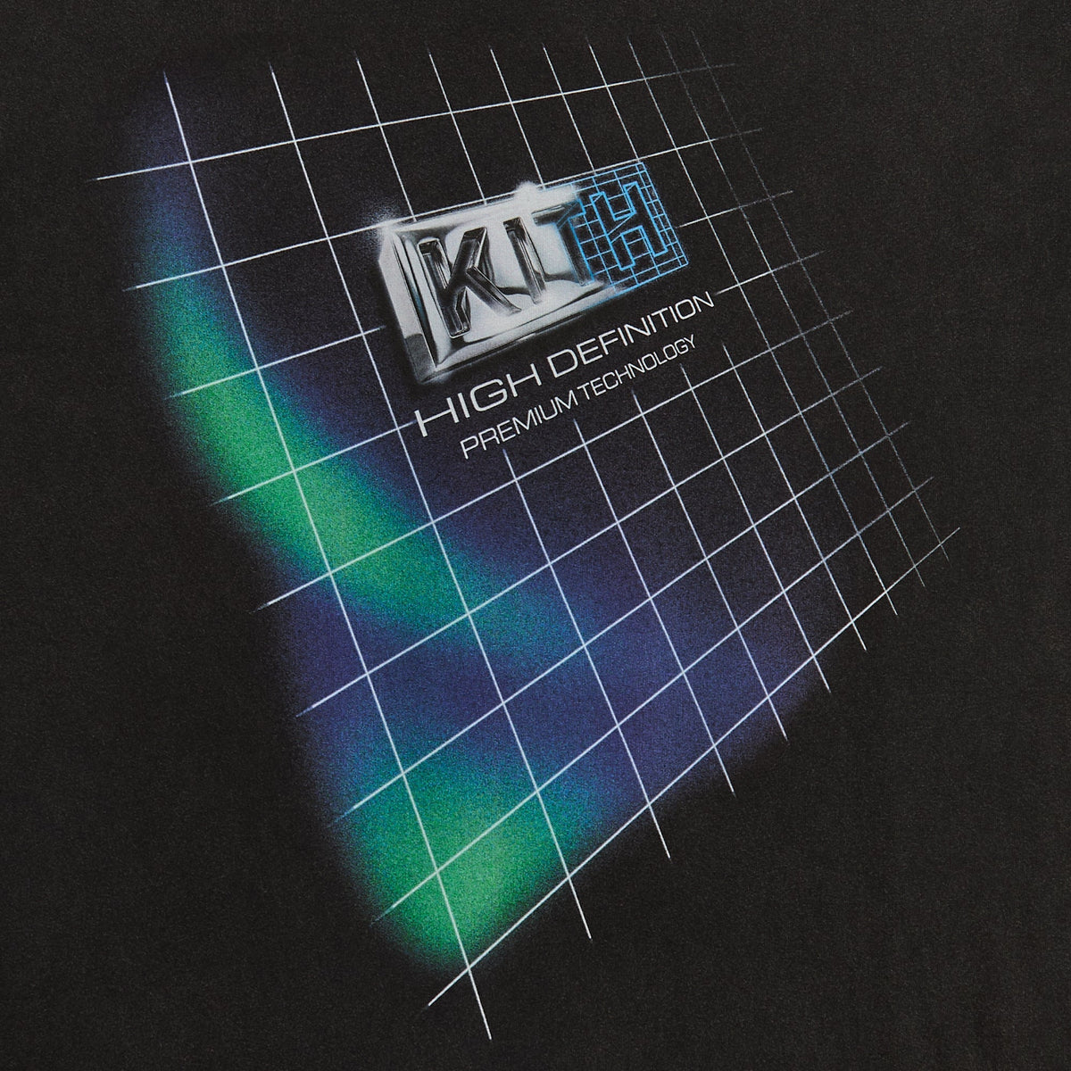 Kith Render Logo Vintage Tee - Black | Kith