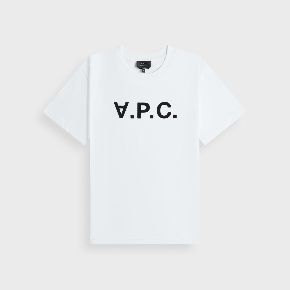 A.P.C. Standard Grand VPC Tee - White / Dark Navy | Kith