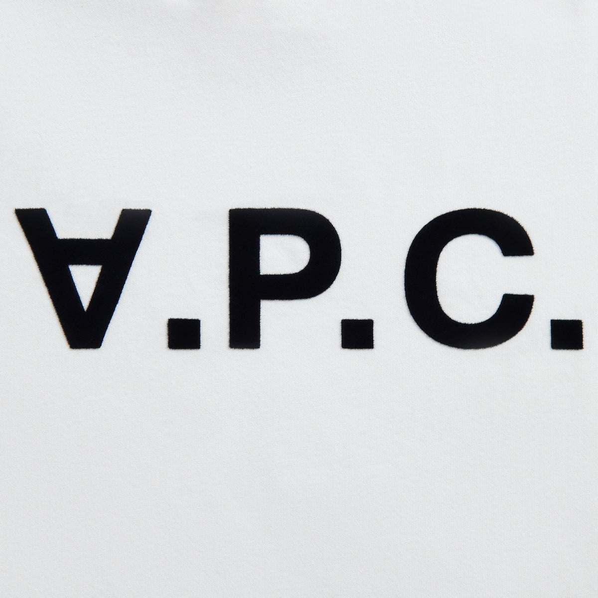 A.P.C. Standard Grand VPC Tee - White / Dark Navy | Kith
