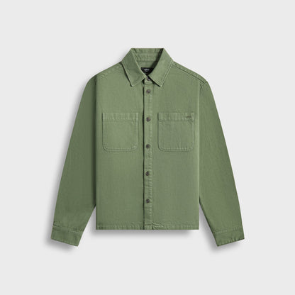 A.P.C. Surchemise Leon - Green | Kith