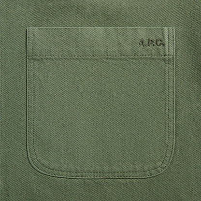 A.P.C. Surchemise Leon - Green | Kith