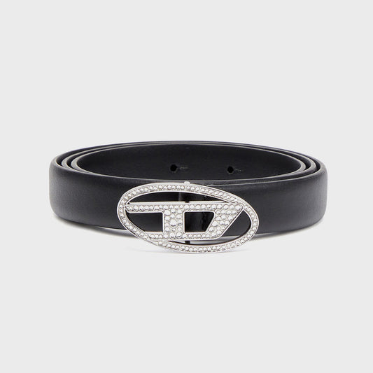 Diesel 1DR Belt with Crystals - Black | Kith
