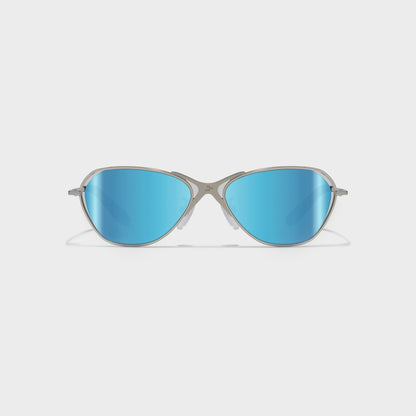 Revo Loop Frames - Chrome / Blue Water Lenses | Kith