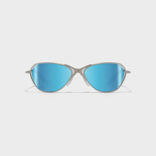 Revo Loop Frames - Chrome / Blue Water Lenses | Kith